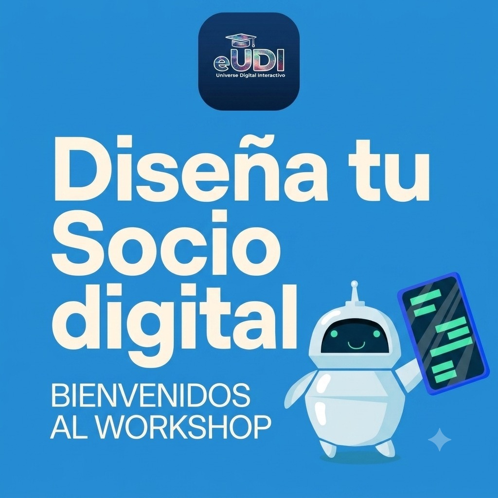 Flyer Diseña tu Socio Digital